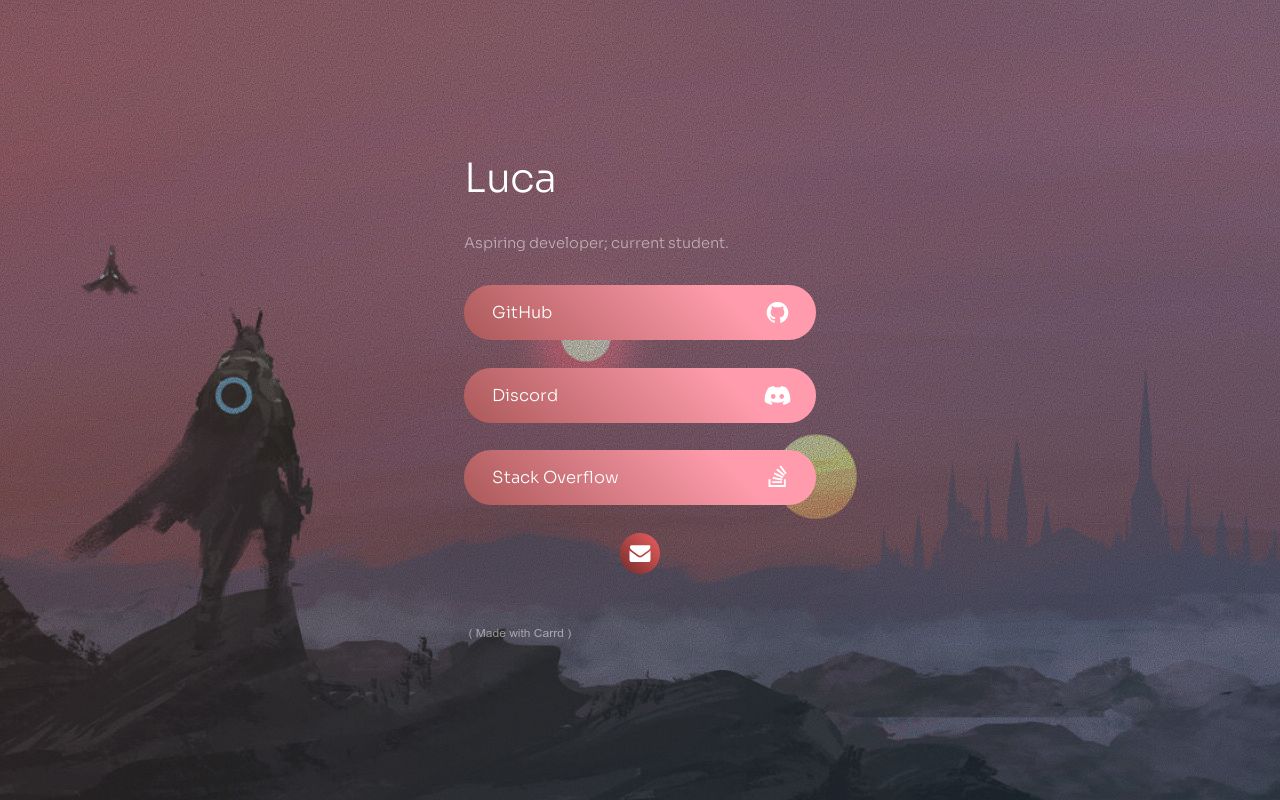 Luca's Developer Page